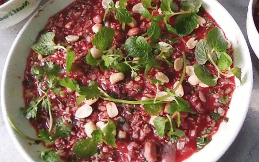 piatto sangue - Tiết Canh