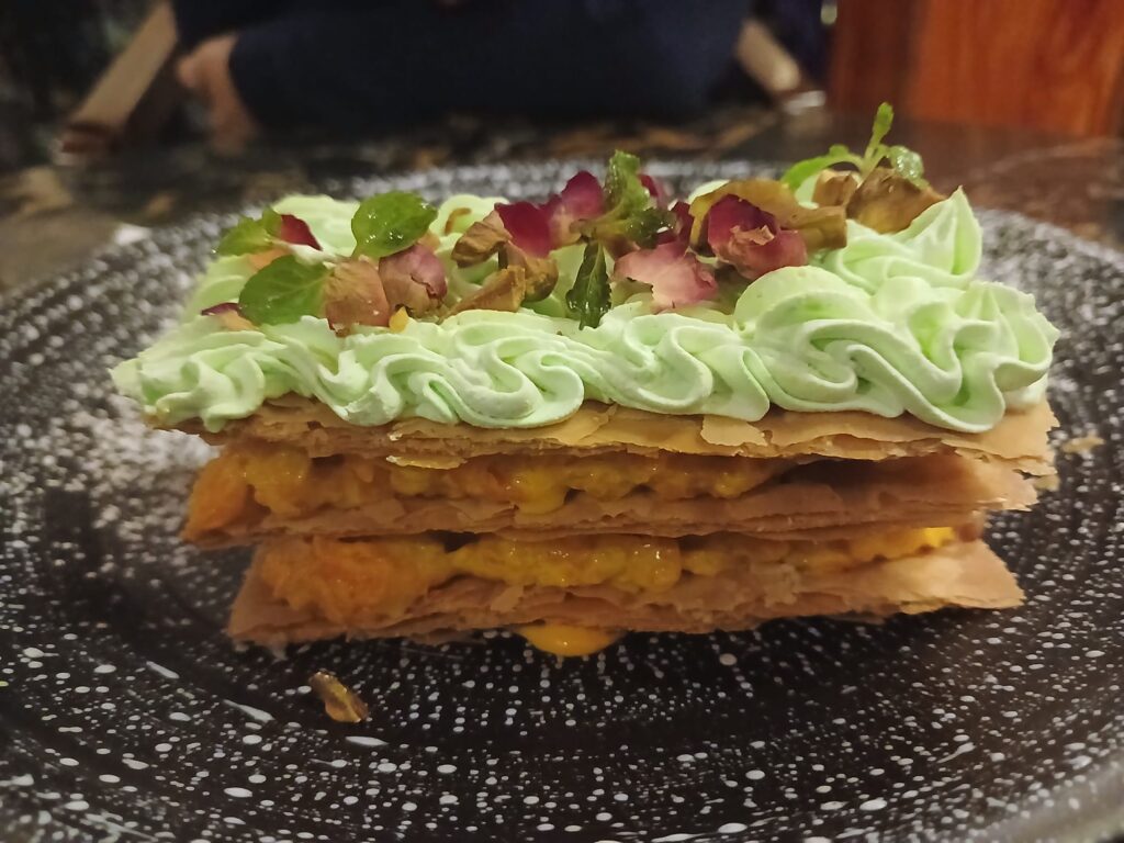 millefoglie pistacchio