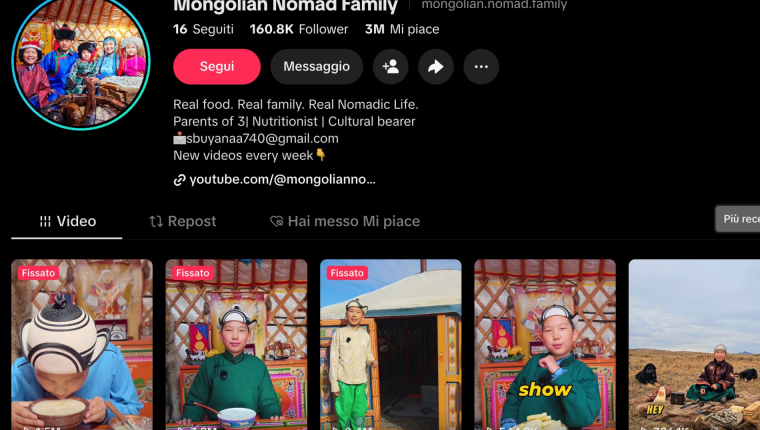 Come vive e cosa mangia la Mongolian Nomad Family, la famiglia nomade diventata famosa sui social - immagine di copertina
